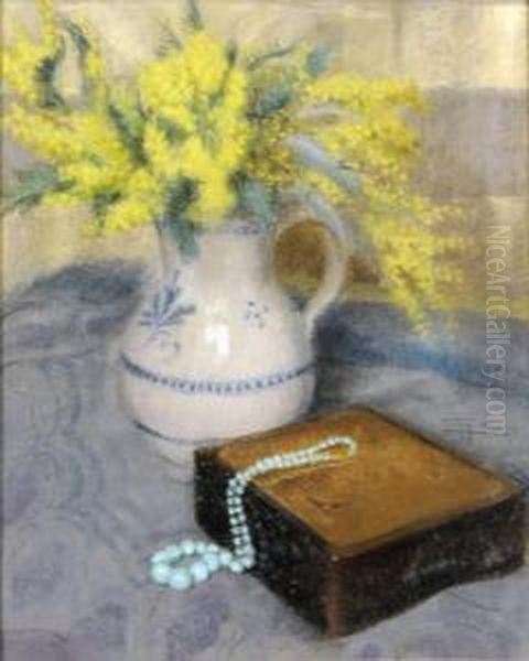 Nature Morte. Oil Painting by Firmin Baes