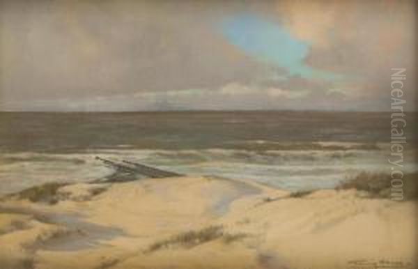 La Dune Oil Painting by Firmin Baes