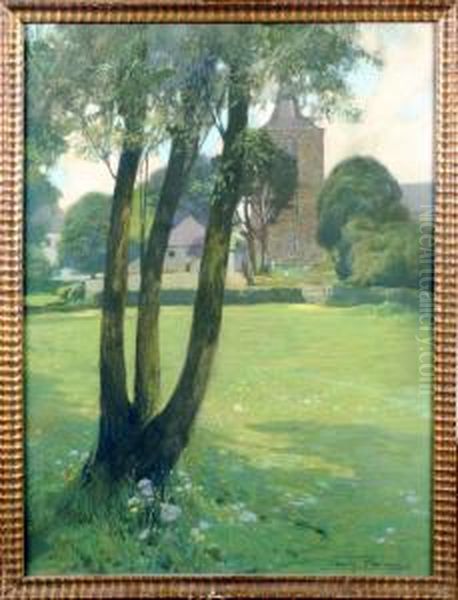 Paysage Oil Painting by Firmin Baes