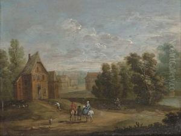 Circle Of Marc Baets (antwerp Early 18th Century) 

Lot Title Oil Painting by Marc Baets