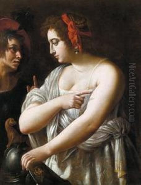 Venere Consegna Le Armi Ad Enea Oil Painting by Giovanni Baglione