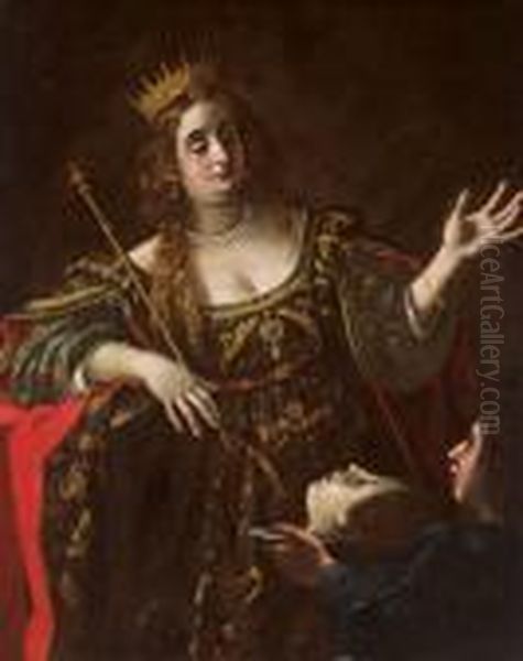 Salome Oil Painting by Giovanni Baglione