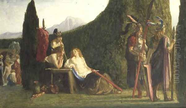 Queen Hippolyta's Guard, 1908 Oil Painting by Robert Anning Bell