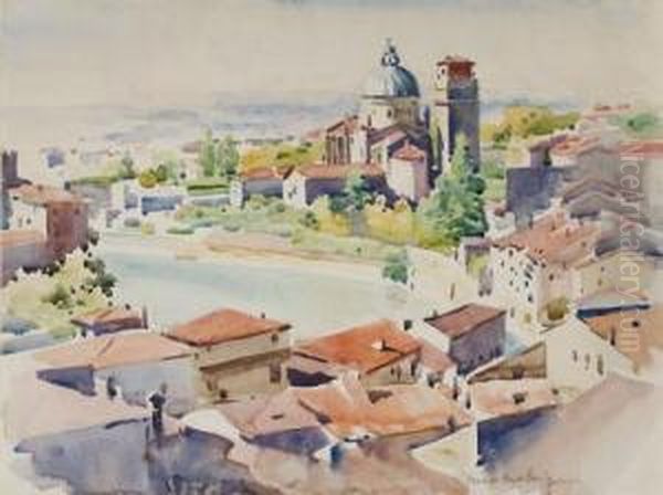 Verona, Italy Oil Painting by Vernon Howe Bailey