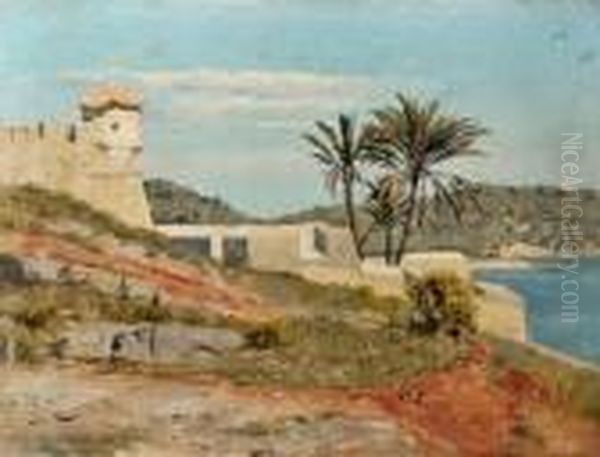 Villefranche ... Oil Painting by William Baptiste Baird