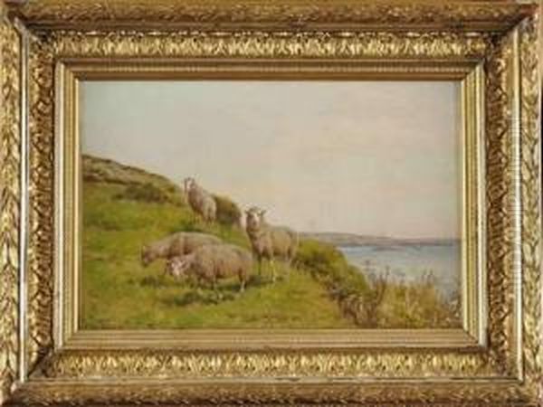 Mouton Dans La Prairie Oil Painting by William Baptiste Baird