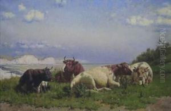  Normandy Pastures  Oil Painting by William Baptiste Baird