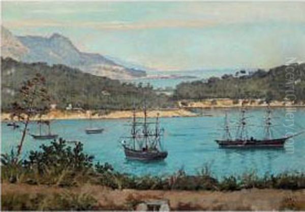 Vera Cruz, Mexico Oil Painting by William Baptiste Baird