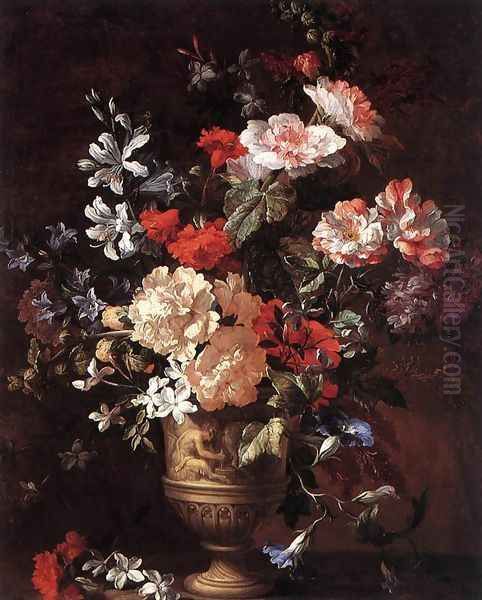 Flower Piece 2 Oil Painting by Jan-baptist Bosschaert