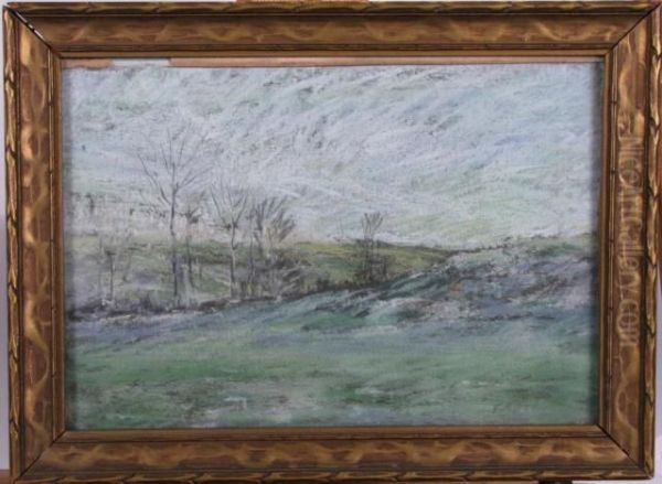 Spring Landscape Oil Painting by George Herbert Baker