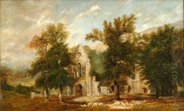 Attintern Oil Painting by Thomas Baker Of Leamington