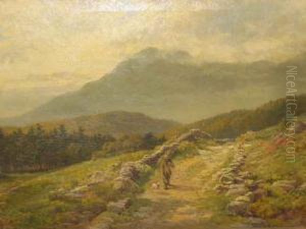 The Path Home Oil Painting by Samuel Henry Baker