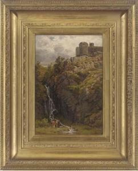 Harlech Castle Oil Painting by Samuel Henry Baker