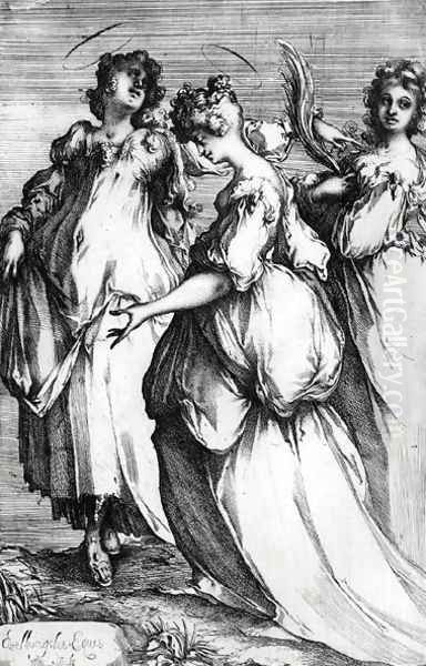 Three Holy Women Oil Painting by Jacques Bellange