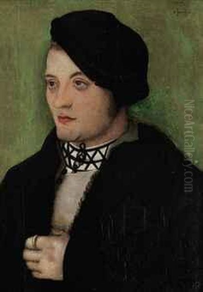 Portrait Of A Young Man Oil Painting by Hans Baldung Grien