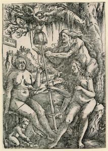 The Three Fates: Lachesis, Atropos And Clotho Oil Painting by Hans Baldung Grien