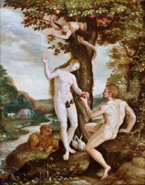 Il Peccato Originale Oil Painting by Hans Baldung Grien