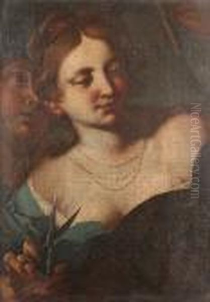 Delilah, A Fragment Oil Painting by Antonio Balestra