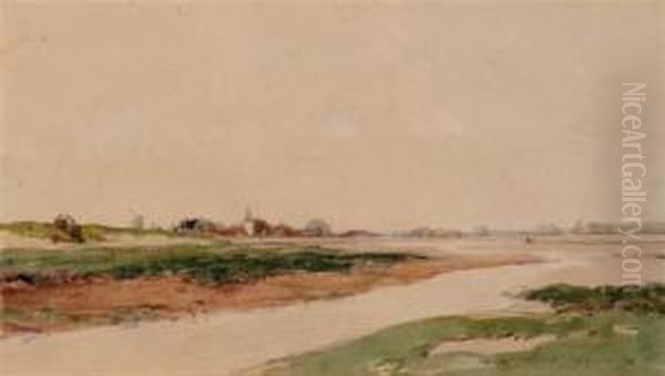 Bosham, Sussex Oil Painting by Wilfred Williams Ball