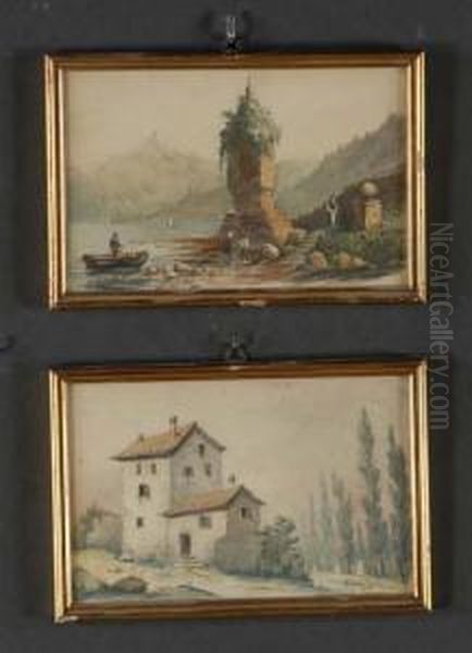 Paesaggio Oil Painting by Wilfred Williams Ball