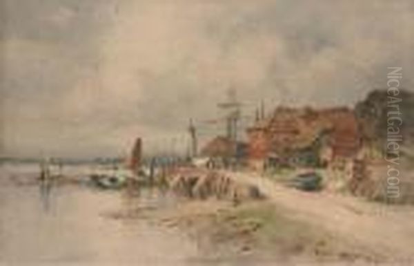 Bosham Oil Painting by Wilfred Williams Ball