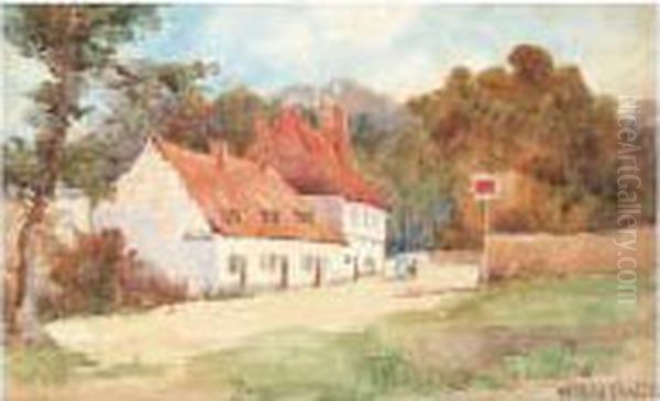 The Wayside Inn Oil Painting by Wilfred Williams Ball