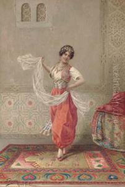 The Oriental Dancer Oil Painting by Francesco Ballesio