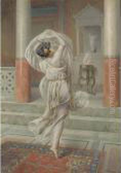 The Veil Dancer Oil Painting by Francesco Ballesio