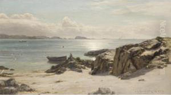 The Sound Of Iona Oil Painting by John James Bannatyne