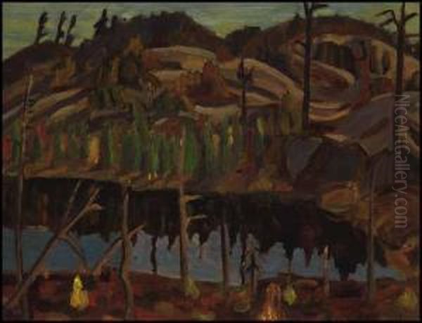 Northern Landscape Oil Painting by Frederick Grant Banting