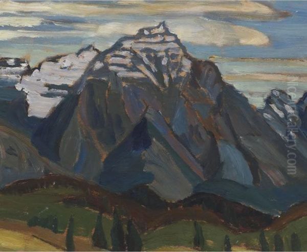 Mountain Range Oil Painting by Frederick Grant Banting