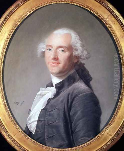 Jacques Alexandre Cesar Charles (1746-1823) Oil Painting by Joseph Boze