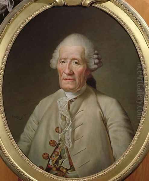 Jacques de Vaucanson (1709-82), 1784 Oil Painting by Joseph Boze