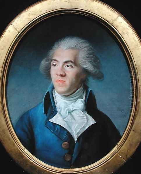 Portrait presumed to be Antoine Barnave Oil Painting by Joseph Boze