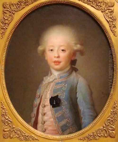 Louis Antoine de Bourbon Duc dAngouleme Oil Painting by Joseph Boze