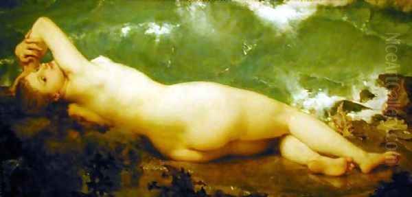 Vague et la Perle (The Wave and the Pearl) Oil Painting by Paul Jacques Aime Baudry