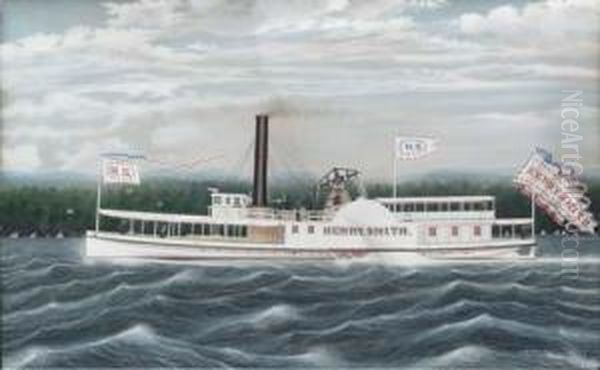 Steamboat Henry Smith Oil Painting by James Bard