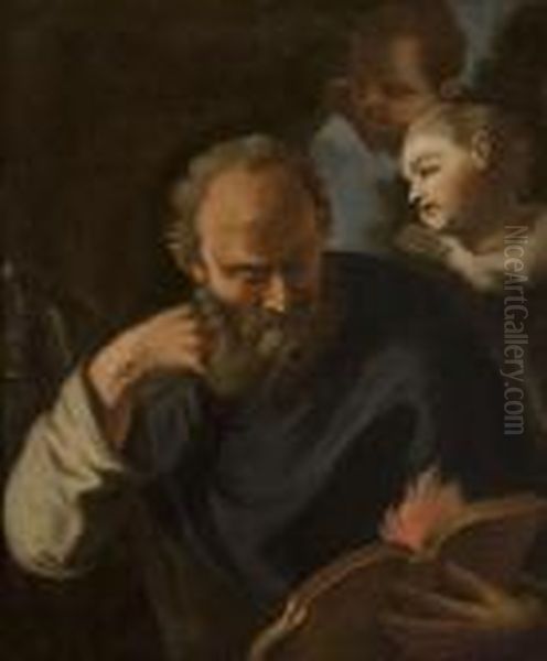 S. Antonio Abate Oil Painting by Pietro Bardellino