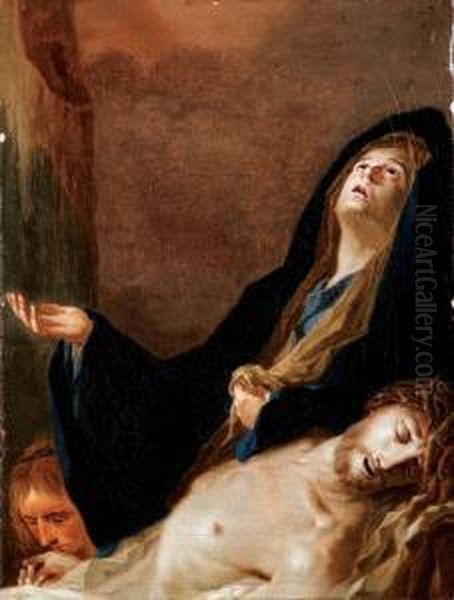 Pieta Oil Painting by Pietro Bardellino