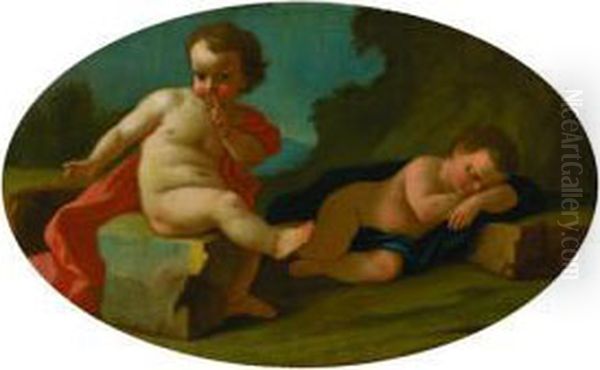 Allegoria Del Sonno Oil Painting by Pietro Bardellino