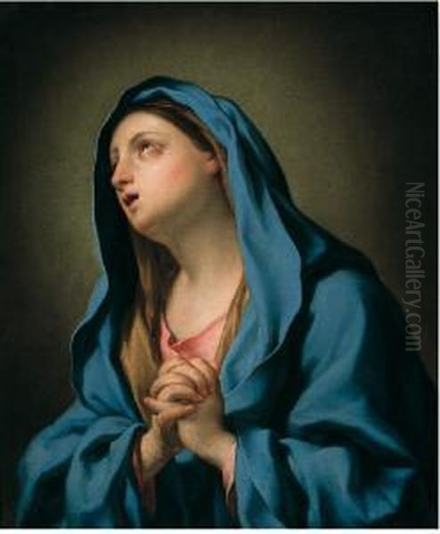 Madonna Addolorata Oil Painting by Pietro Bardellino