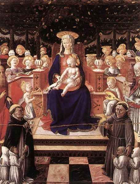 Virgin and Child with Saints 1447 Oil Painting by Giovanni Boccati