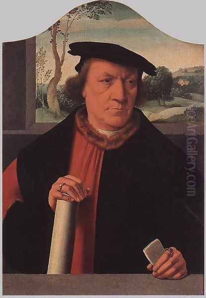 Burgomaster Arnold von Brauweiler 1535 Oil Painting by Barthel Bruyn