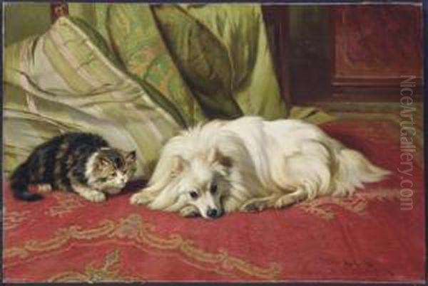 Won't You Play? Oil Painting by Wright Barker