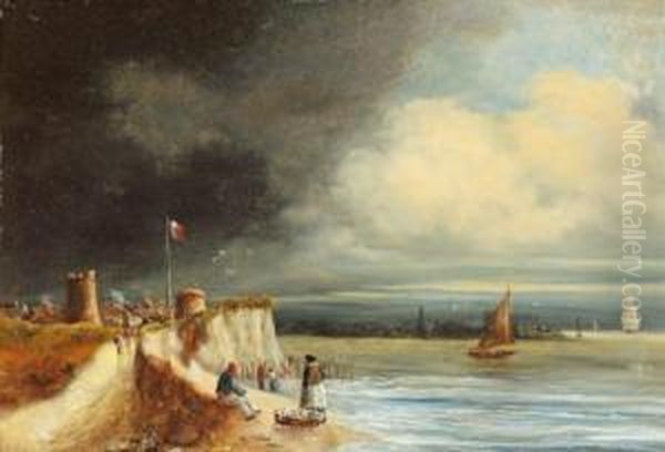 Marine Oil Painting by Jean Antoine Theodore Baron Gudin