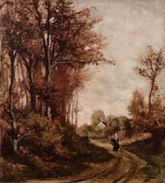 Paesaggio Del Brabante Oil Painting by Theodore Baron