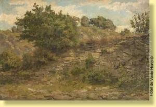 Le Chemin Creux Oil Painting by Theodore Baron