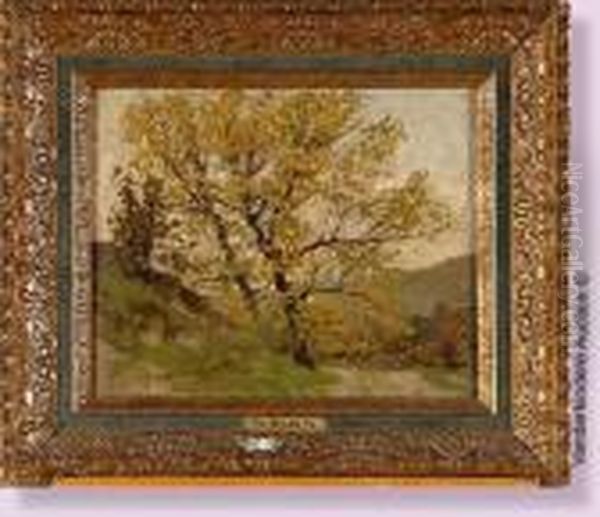 Paysage D'automne Oil Painting by Theodore Baron