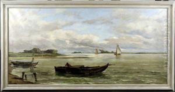 Marine Oil Painting by Theodore Baron