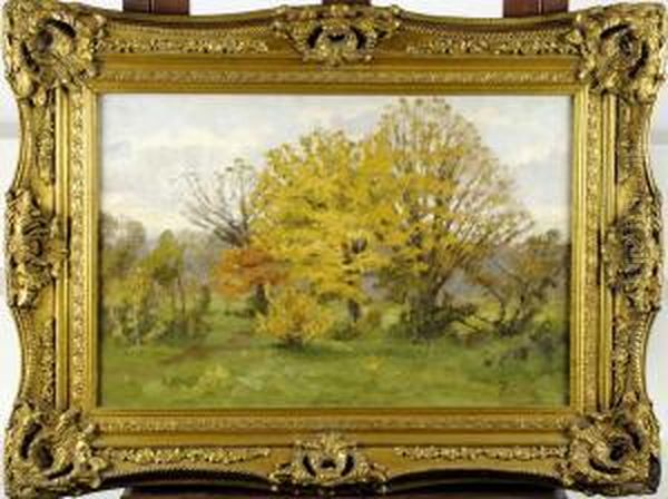 Sous-bois Oil Painting by Theodore Baron